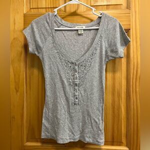 Bundle of juniors size small love rocks embellished y2k tops
